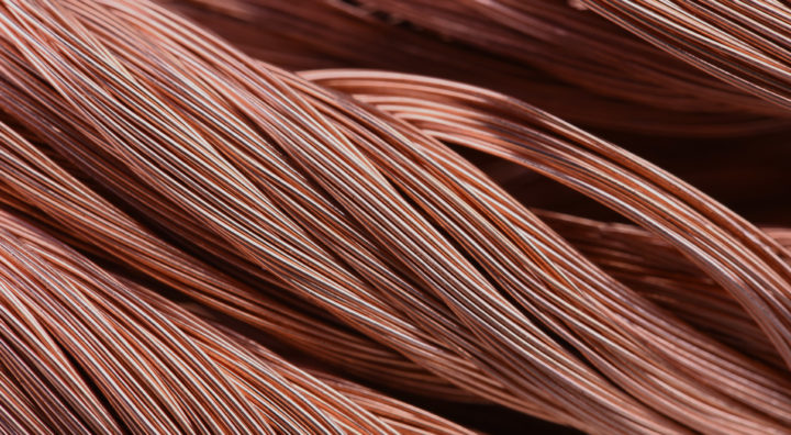 Swirl copper wire